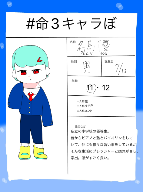キャラ募集