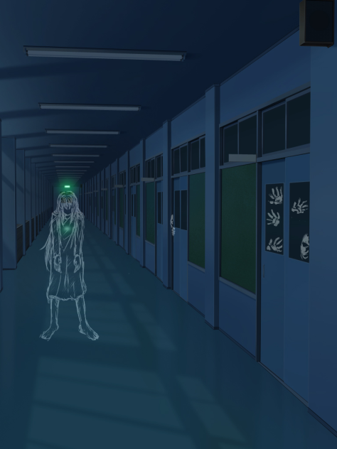 夜の学校 Ibispaint