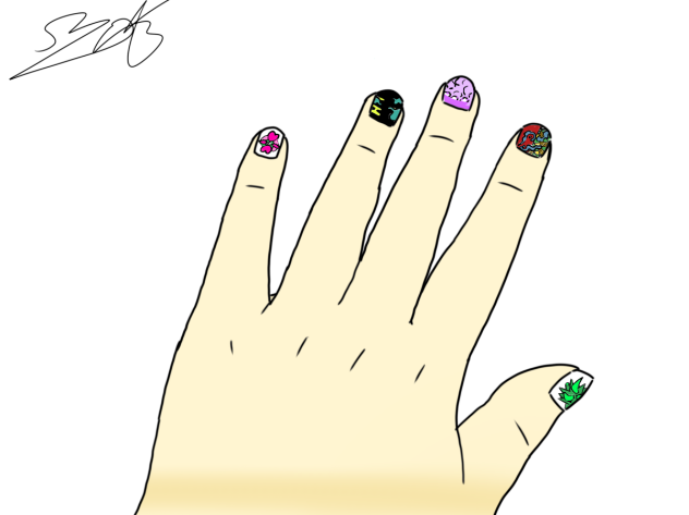 鬼滅ネイル💅