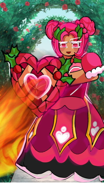 Hollyberry cookie