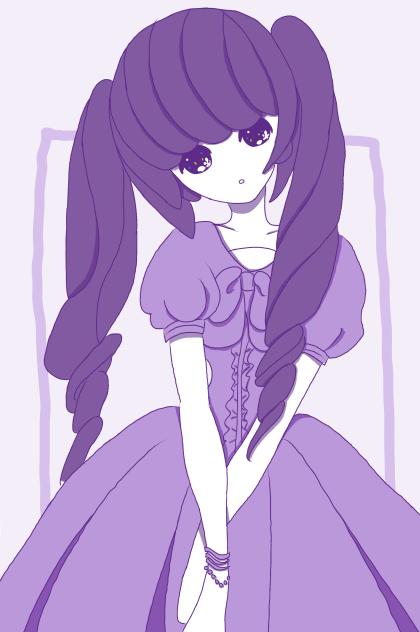 紫女の子