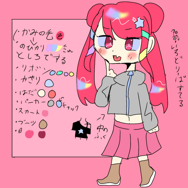 ぱすてるちゃんキャラザ🌈