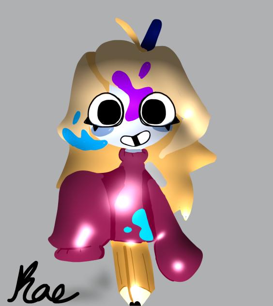 Sketchie!  My Dandys world oc!