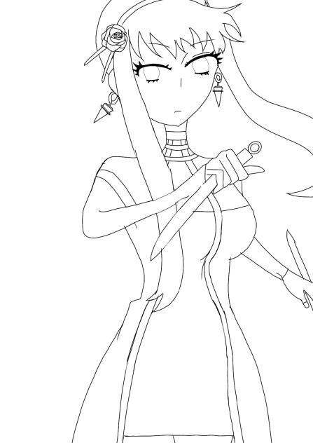 ヨル フォージャー　Ｙor Ｆoger　線画