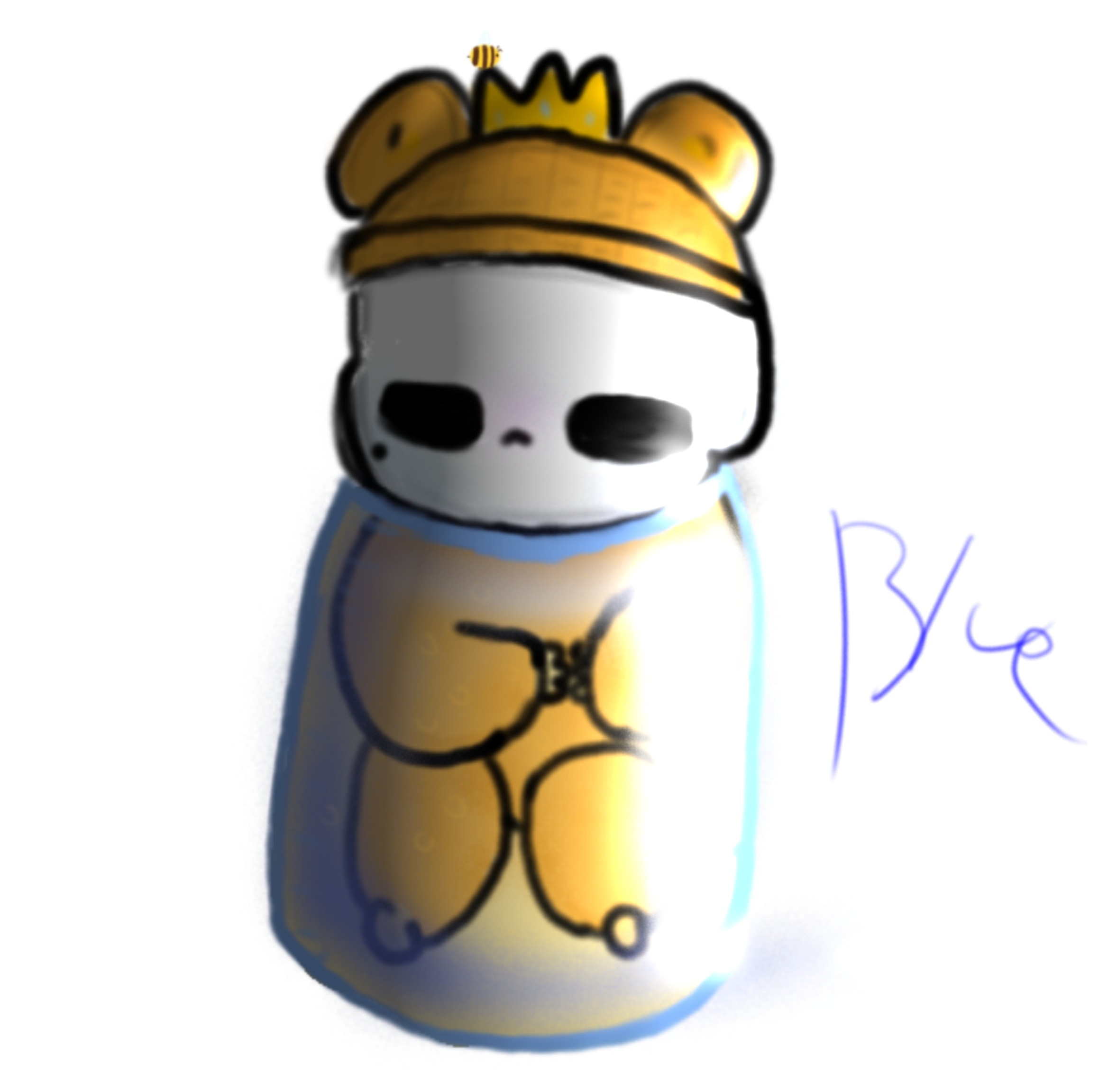 Baby Blue in a jar - ibisPaint