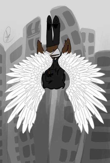 Standing next to nothing