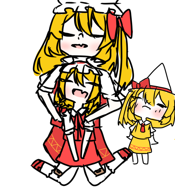 魔理沙との子供とフラン