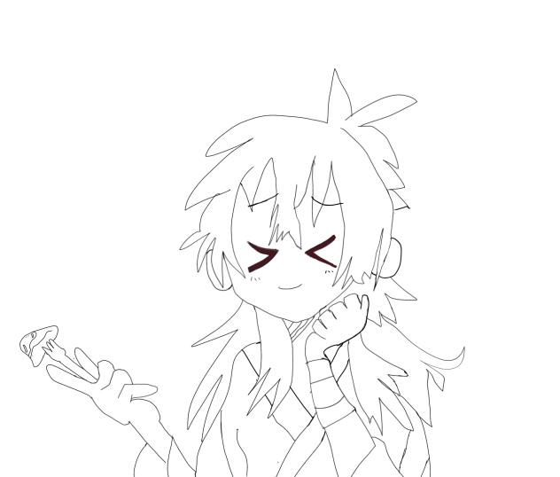 四島メイ　線画