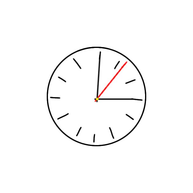 me trying to do a clock xd
