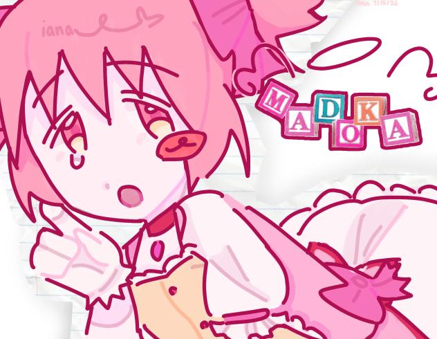 I failed drawing homura😔