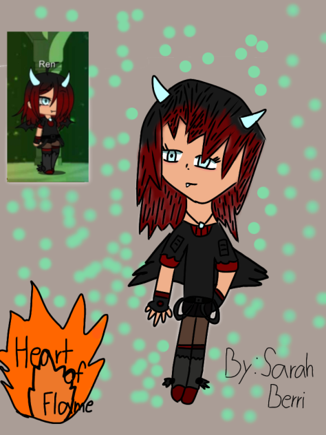 Heart of flame FA