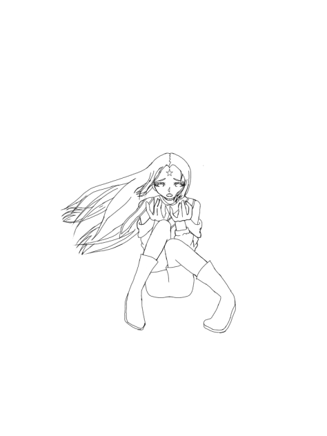 名前考え中の天使の女の子