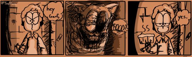 Short Gorefield Comic Strip 🐱🩸