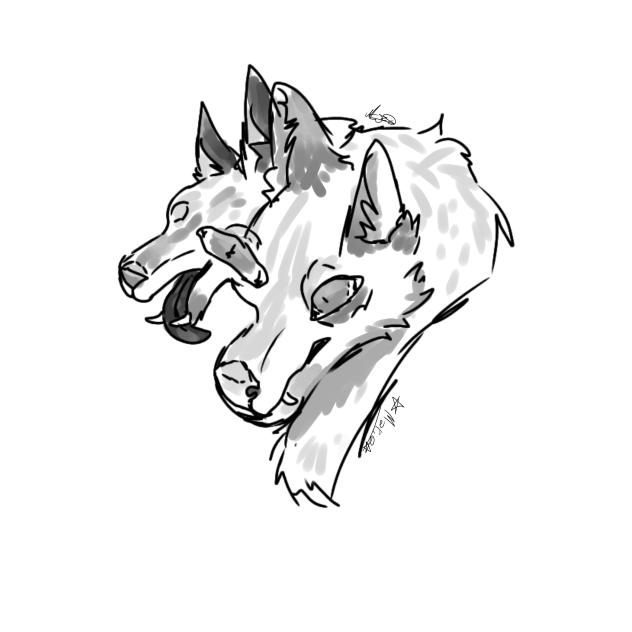 two heads wolf