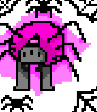a pixel art of helob