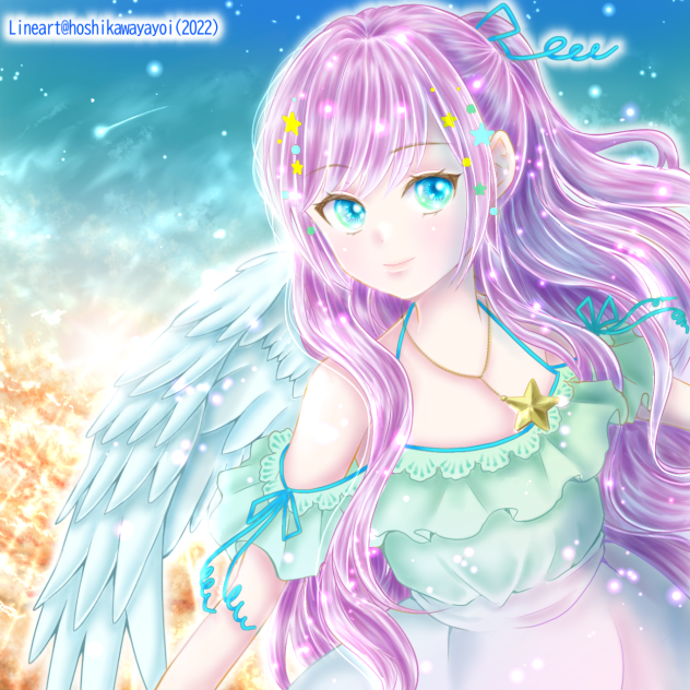 星川ヤヨイ様の線画◇お借りしました