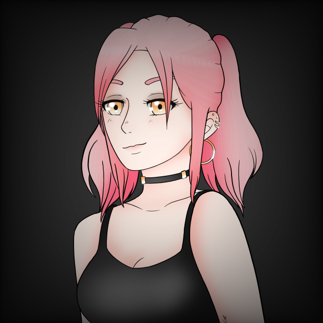 My OC as an E-Girl