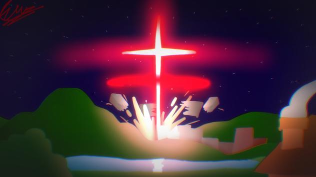 A message from the heavens.