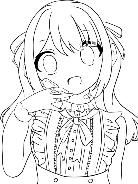 投稿するのないからとりま線画