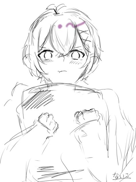 むー！！