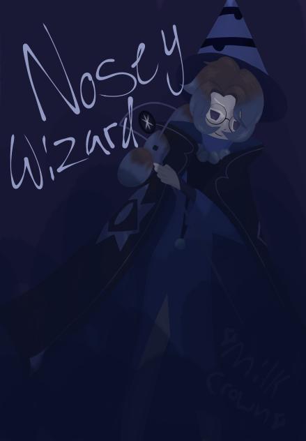 nosey wizard cookie