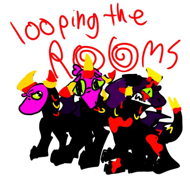 Looping the rooms shadow