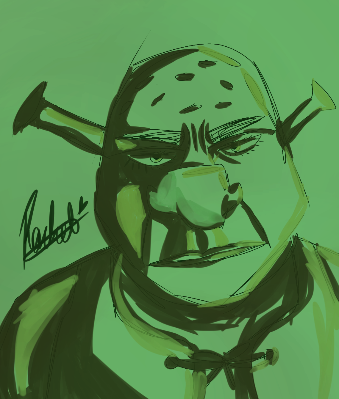 shrek - ibisPaint