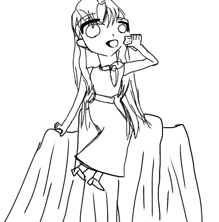 カヌレベンチ(塗り絵)