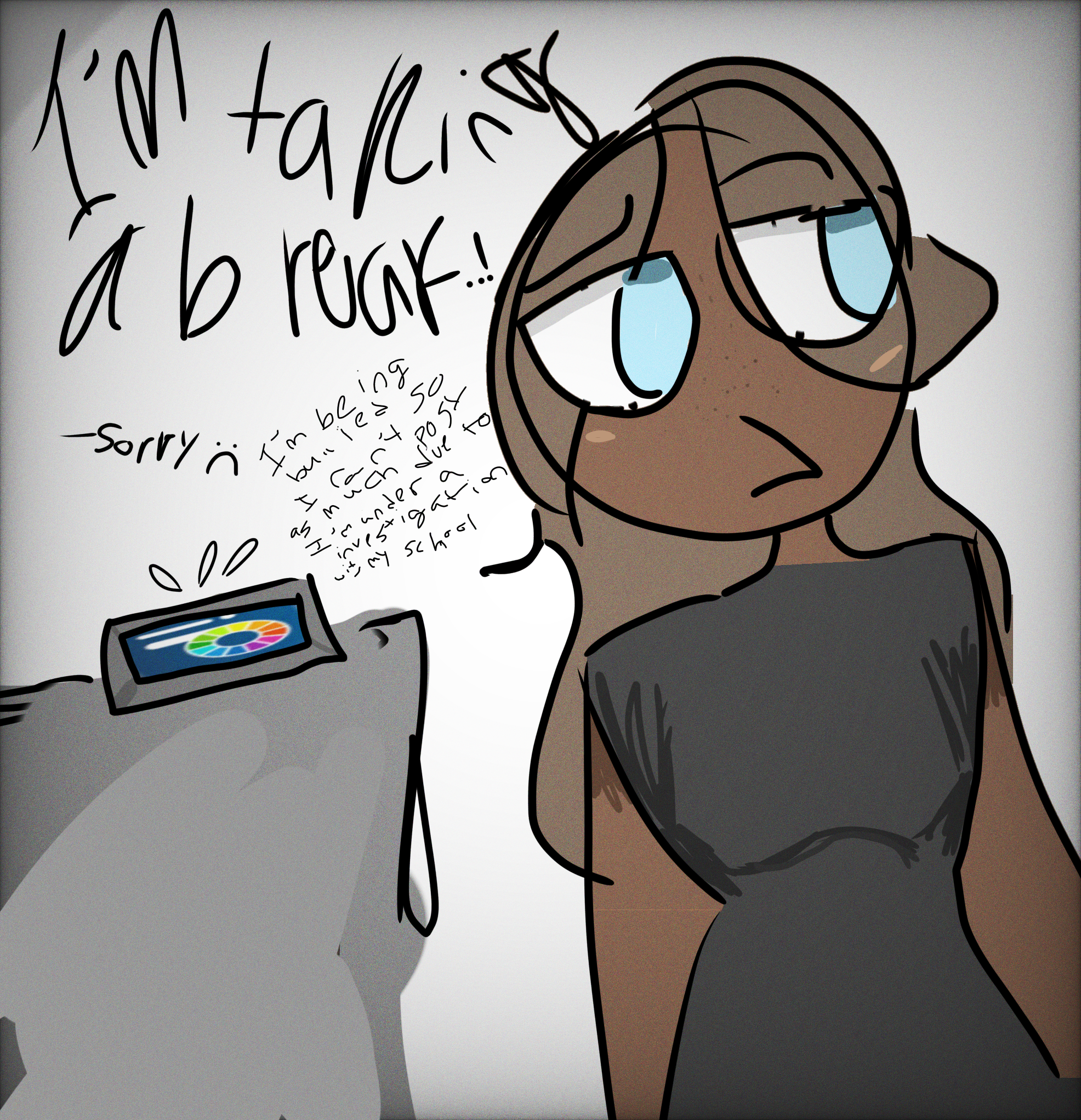 I’m taking a distant break - ibisPaint