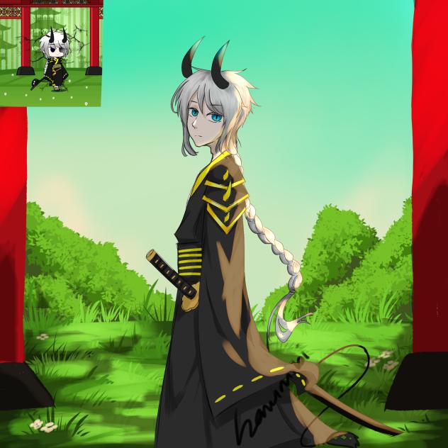 white hair guy