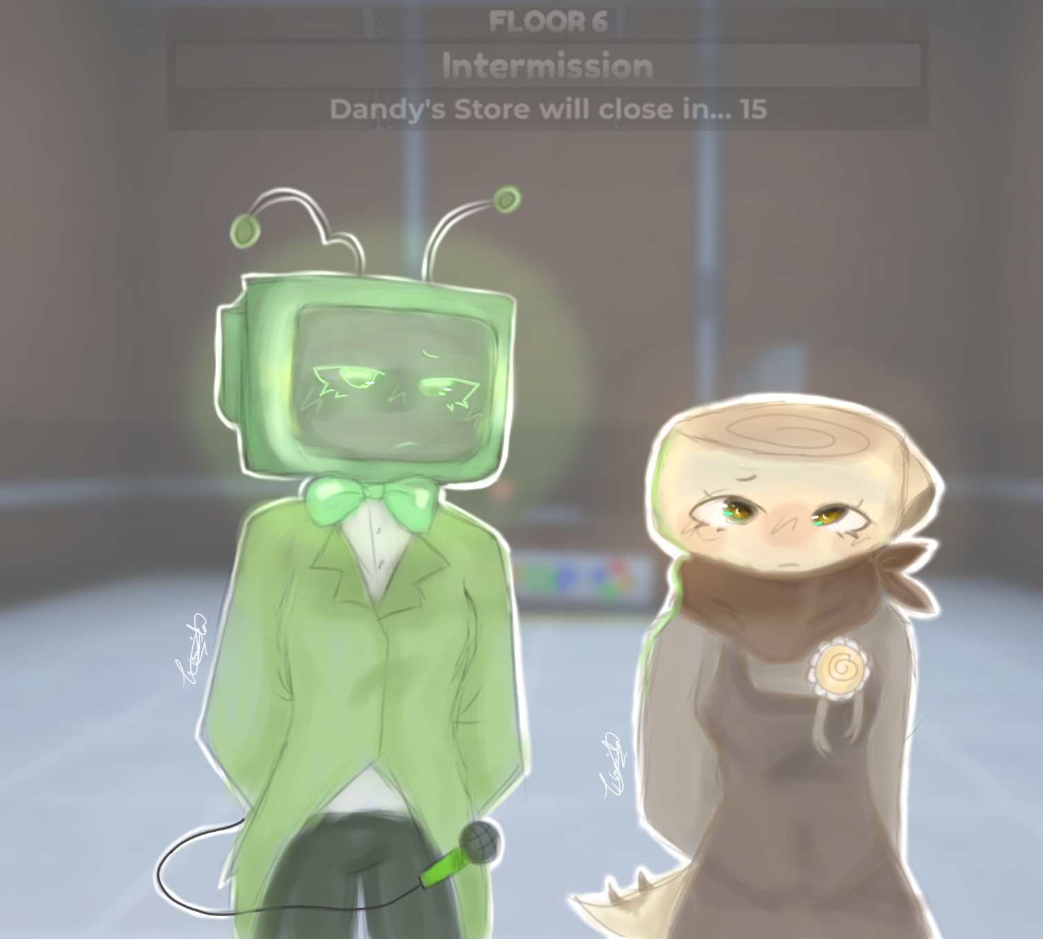 Shell vision fanart (dandy’s world) - ibisPaint