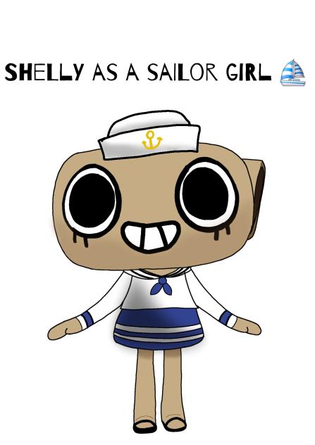 shelly as a sailor girl ⛵️