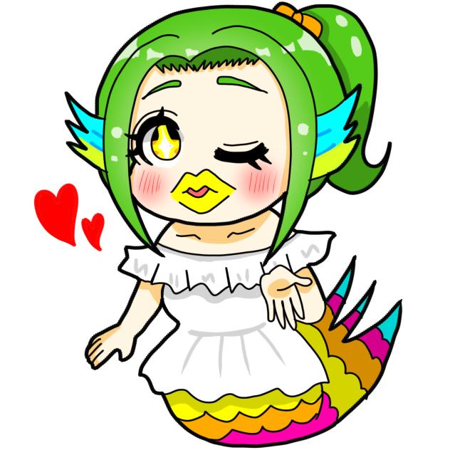 翡翠ちゃん（新衣装）