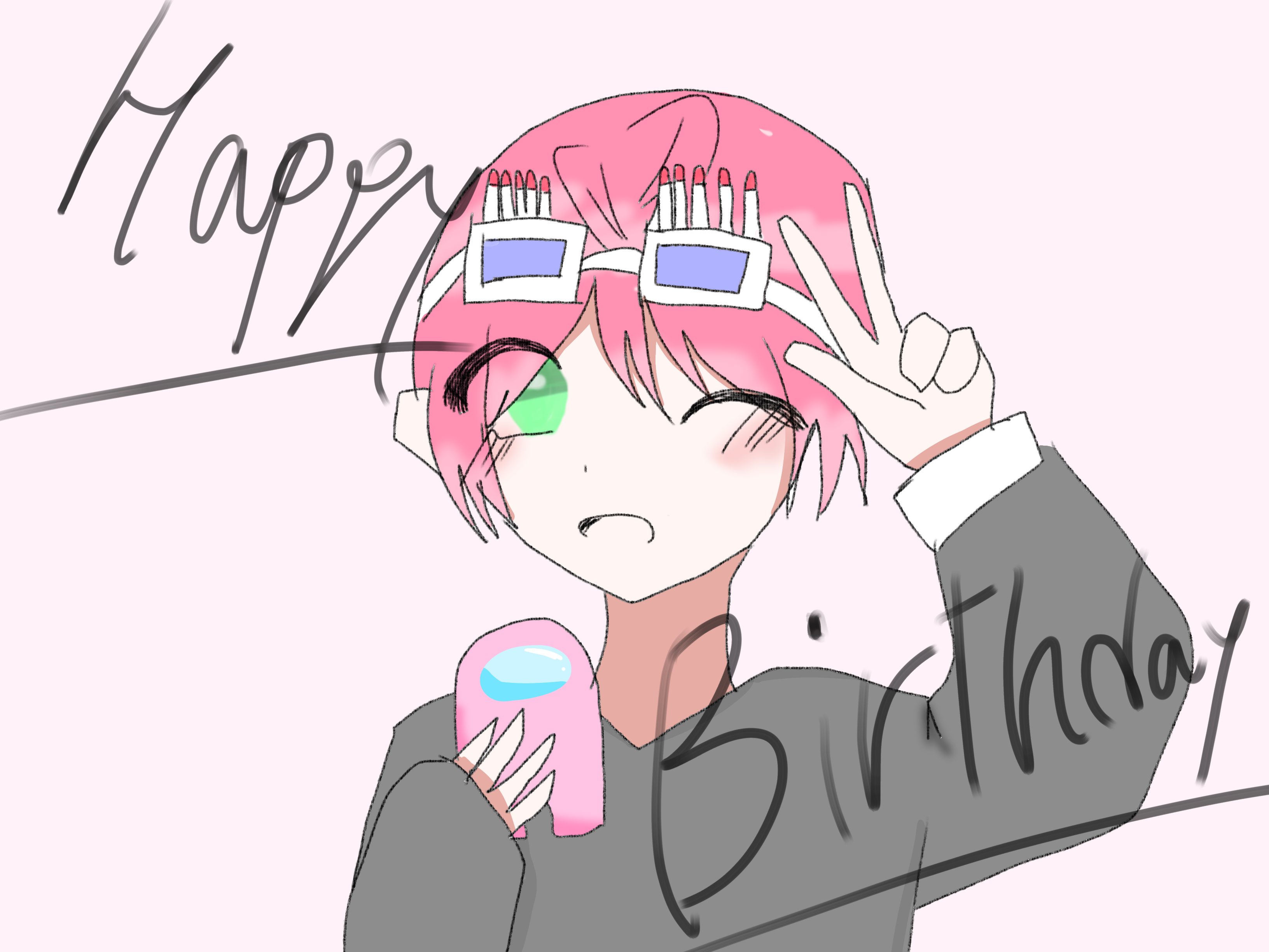 てるちゃん誕生日おめでとうー！ - ibisPaint
