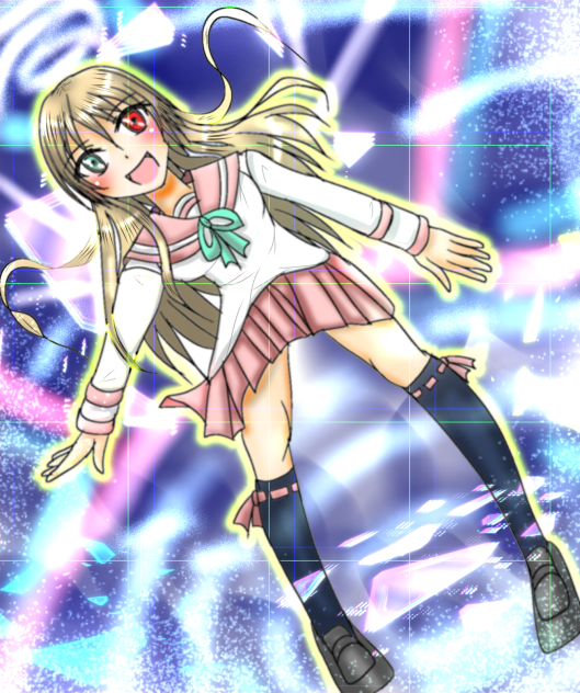 光の世界と、女の子