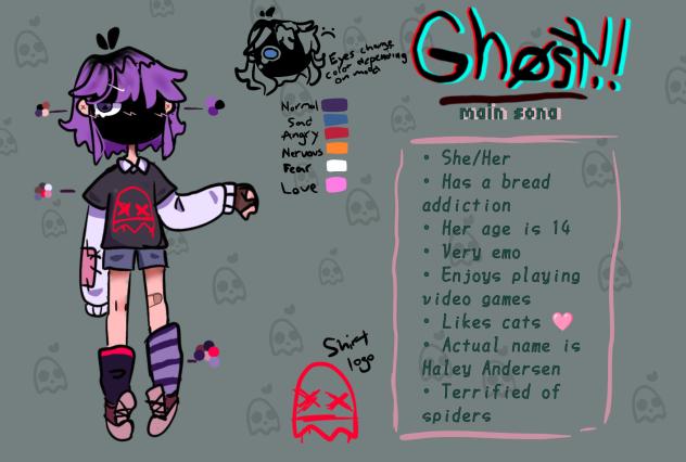 Ghost ( Main OC ref)