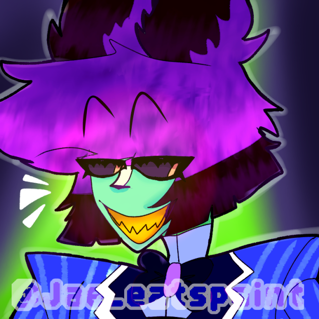 ALASTOR (DRAWN IN BLACK AND WHITE)