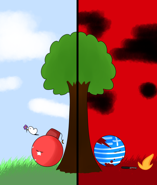 Country balls haven and hell