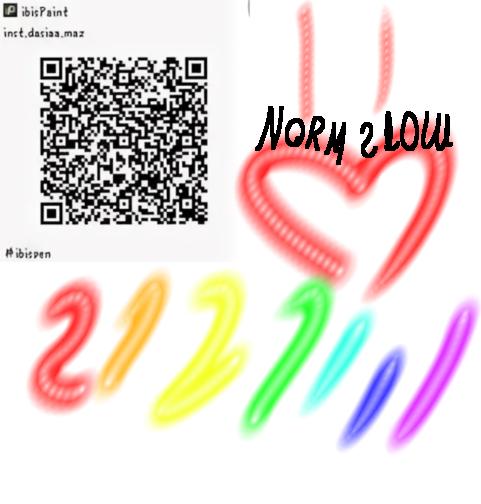 neon brush qr code! ネオンブラシqrコード！