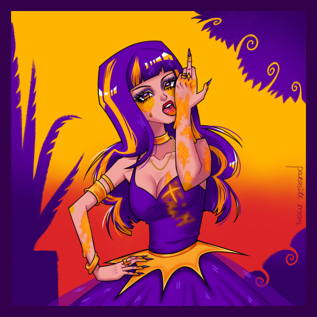 golden blood girl redraw