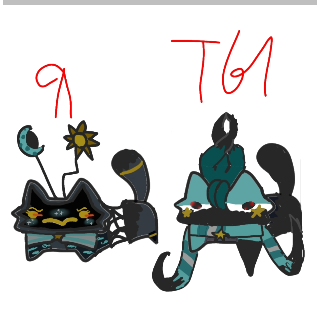 vee and sprayt in twisted - ibisPaint