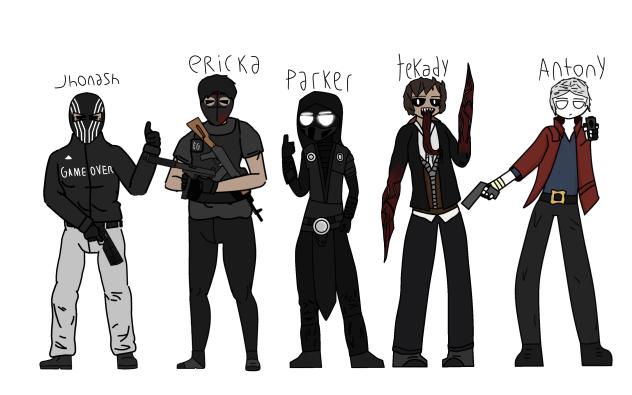 Halloween whit the oc's
