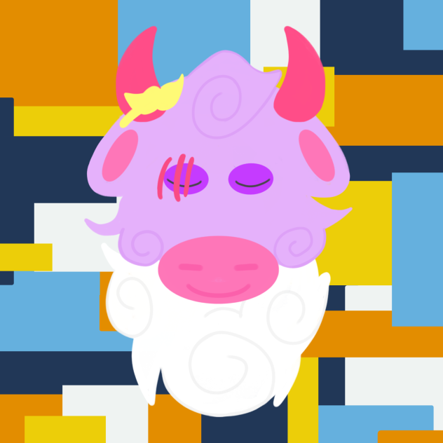 Annie the cat as a cow (art fight)