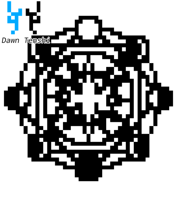 Pixel Art del circulo magico de Rosalie