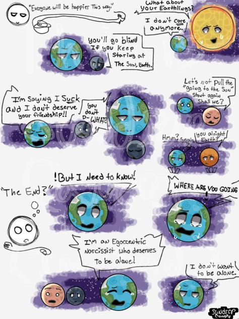 Earth is literally me 🌍💔 - ibisPaint