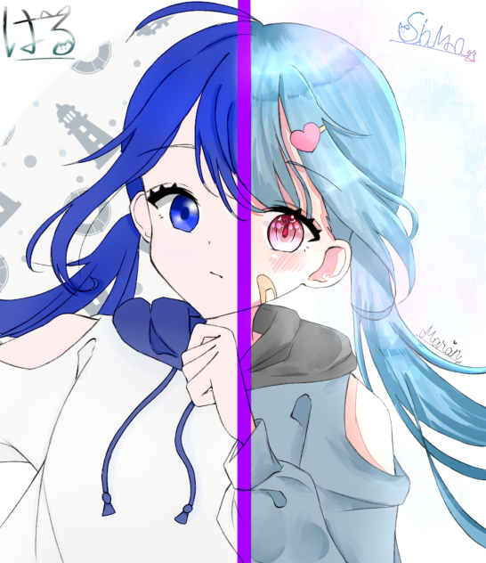 遥ちゃんと合成。