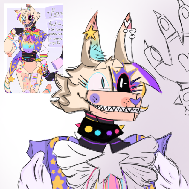 fanart 4 krispee🩷💜🩵💛