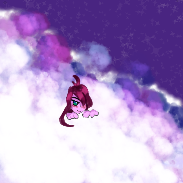 head in the clouds - ibisPaint