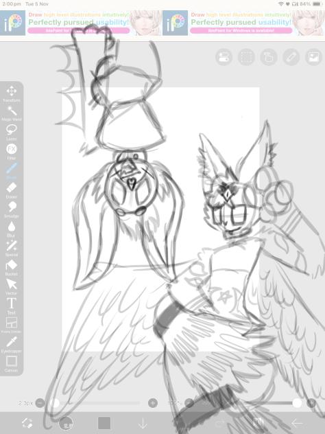 Sangu and Glitter wip =3