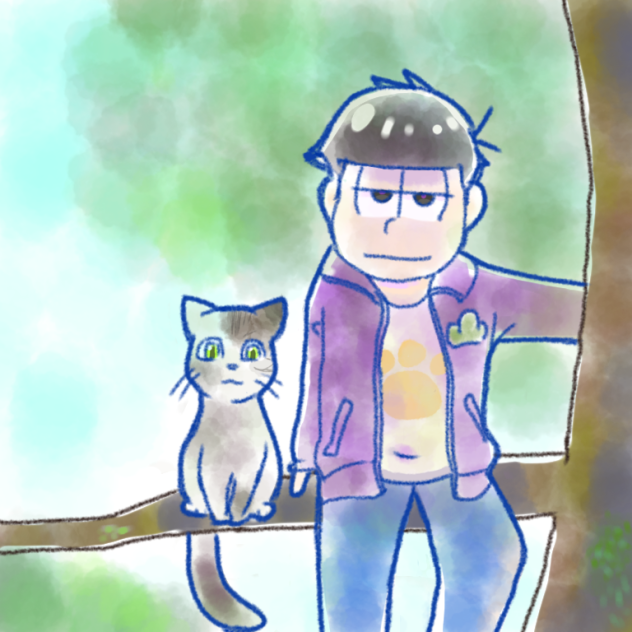 木の上で